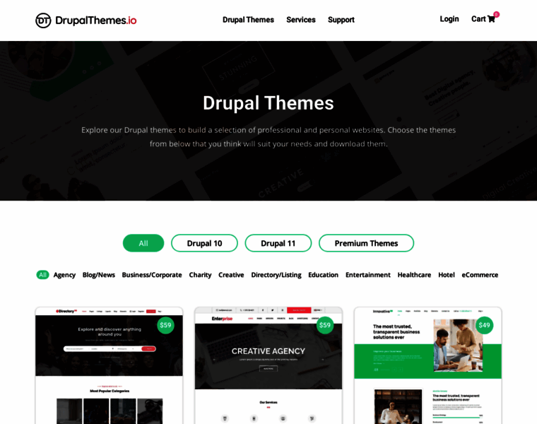 Drupalthemes.io thumbnail