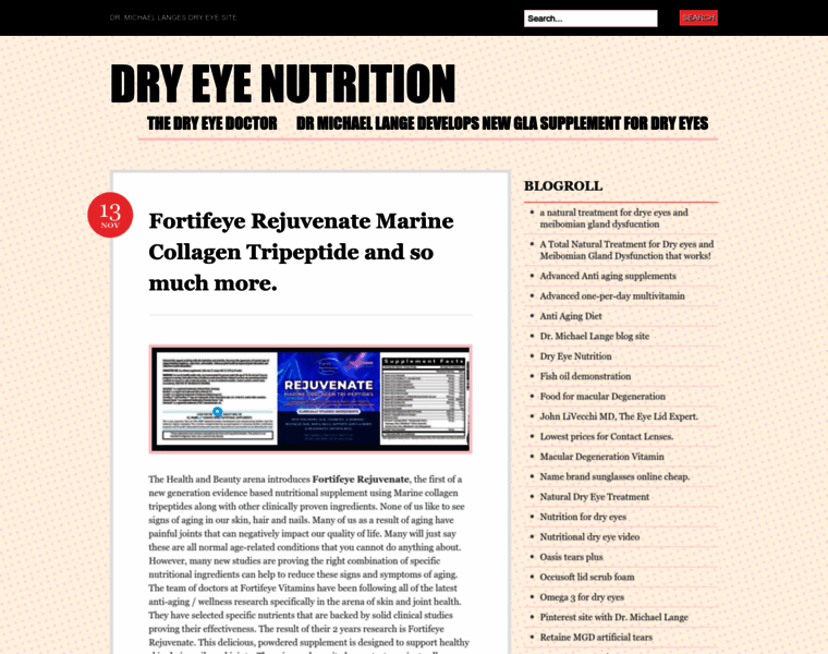 Dryeyenutrition.org thumbnail