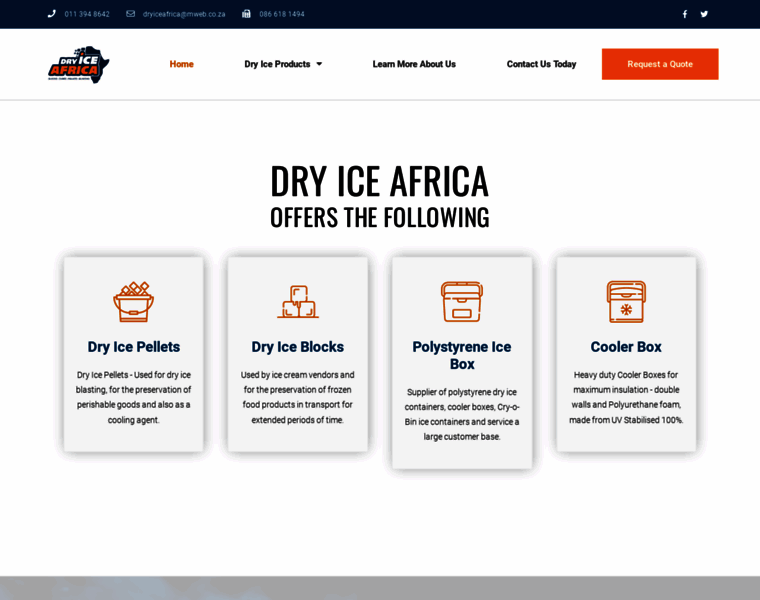 Dryiceafrica.co.za thumbnail