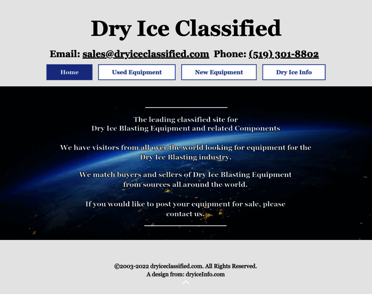 Dryiceclassified.com thumbnail