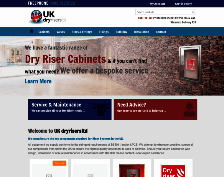 Dryriserspares.co.uk thumbnail