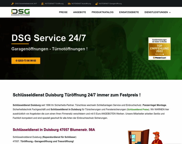 Dsg-sicherheitstechnik.de thumbnail