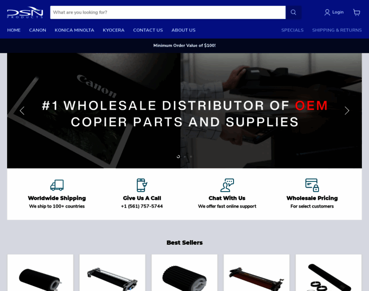 Dsnproducts.com thumbnail