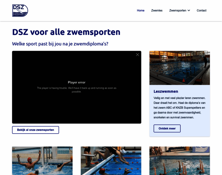 Dsz-zwemmen.nl thumbnail