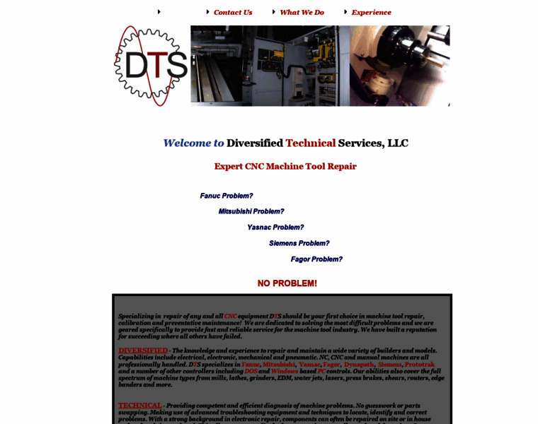 Dtsmachinetool.com thumbnail