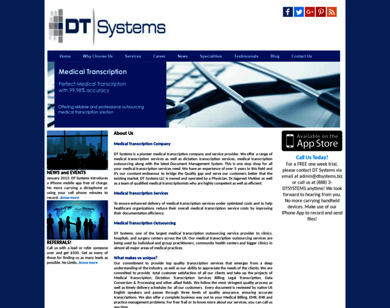 Dtsystems.biz thumbnail