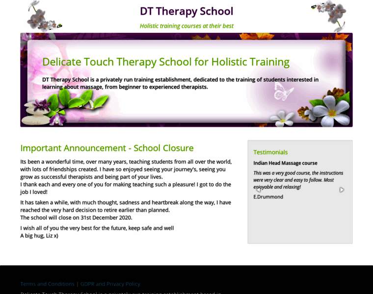 Dttherapyschool.co.uk thumbnail