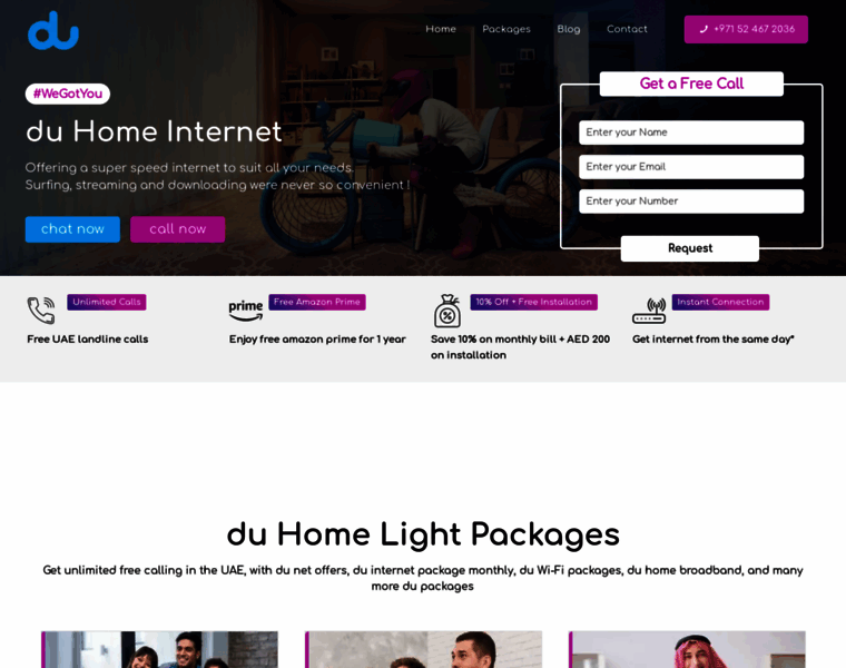Du-home-internet.com thumbnail