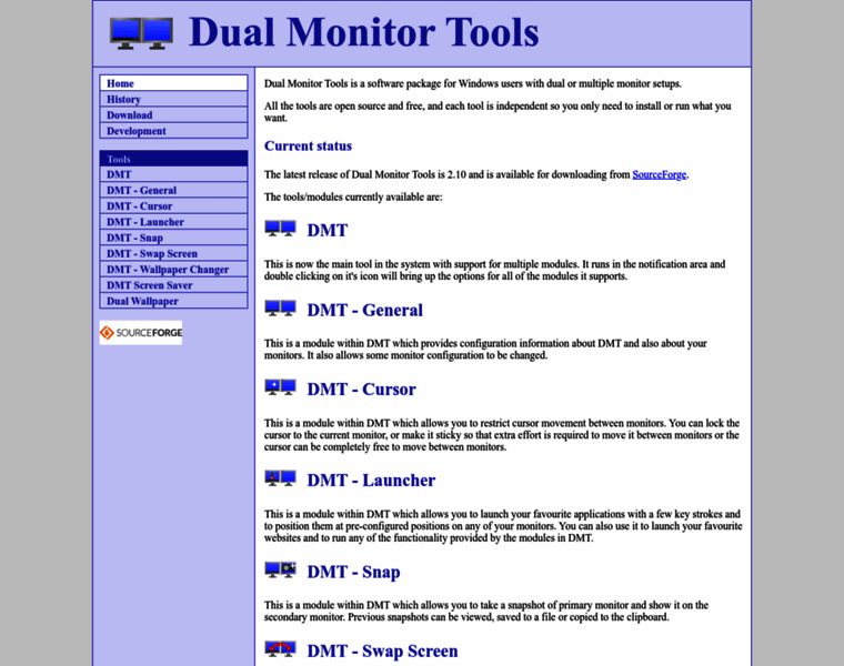 Dualmonitortool.sourceforge.net thumbnail Dualmonitortool.sourceforge.net thumbnail