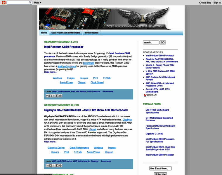 Dualprocessormotherboard.blogspot.com thumbnail