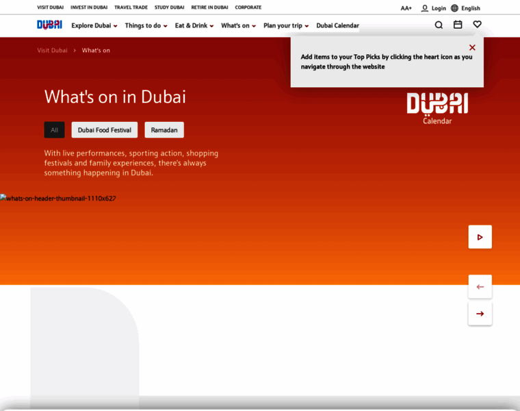 Dubaicalendar.com thumbnail