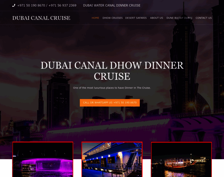 Dubaicanaldinnercruise.com thumbnail