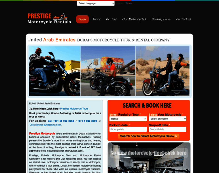 Dubaimotorcycletours.com thumbnail
