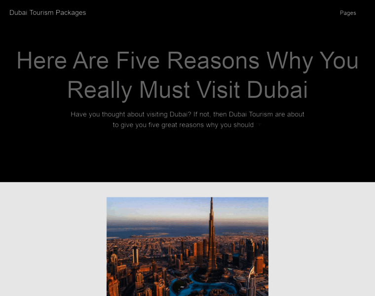 Dubaitourismpackages.co.in thumbnail