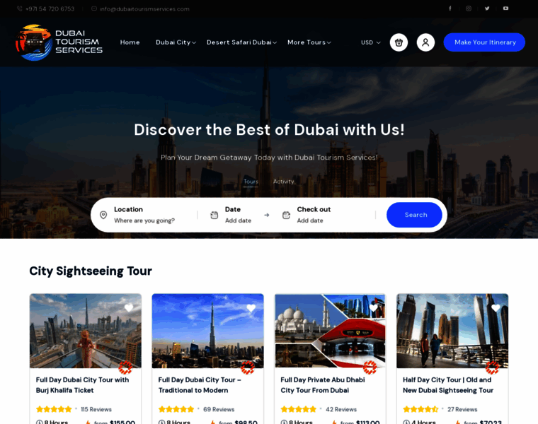 Dubaitourismservices.com thumbnail