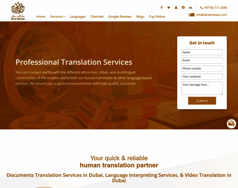 Dubaitranslationservice.com thumbnail