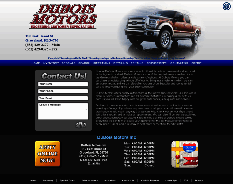 Duboismotors.com thumbnail