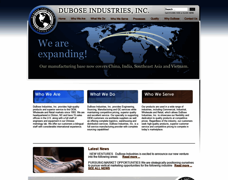 Duboseindustries.com thumbnail
