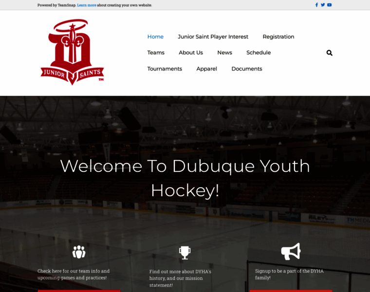 Dubuquehockey.org thumbnail