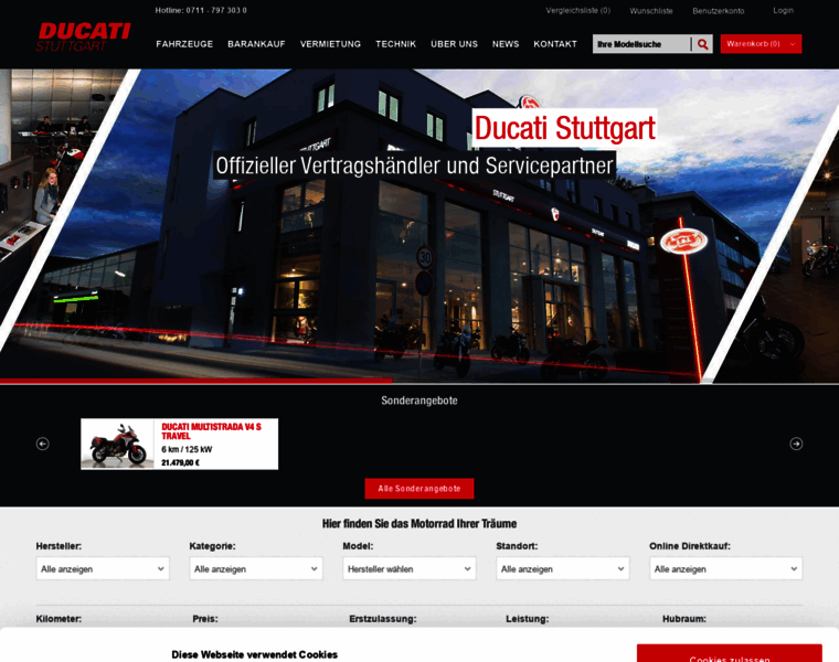 Ducati-stuttgart.de thumbnail