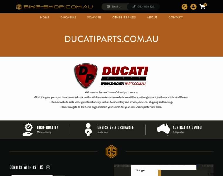 Ducatiparts.com.au thumbnail
