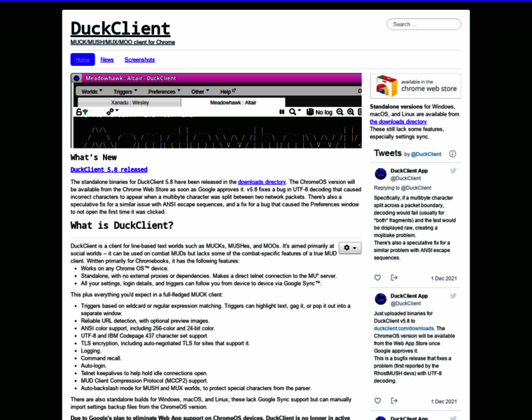 Duckclient.com thumbnail
