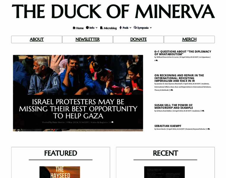 Duckofminerva.com thumbnail