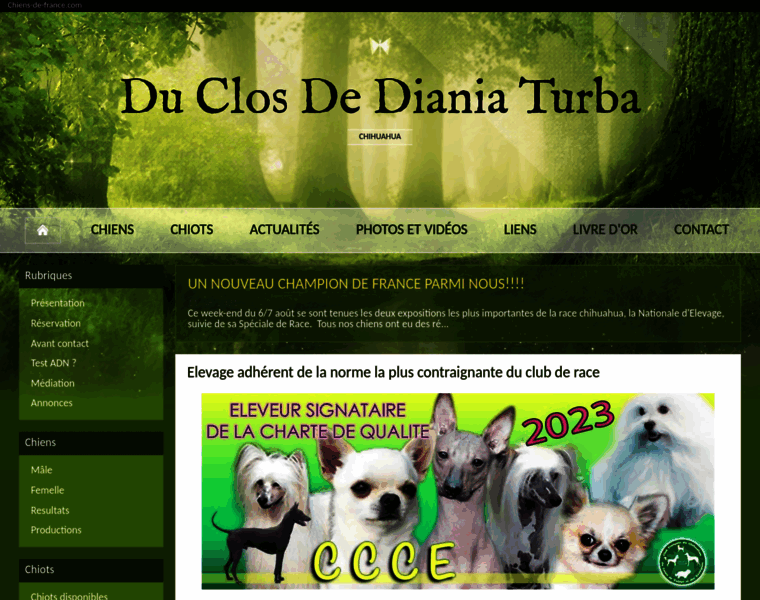 Duclosdedianiaturba.chiens-de-france.com thumbnail