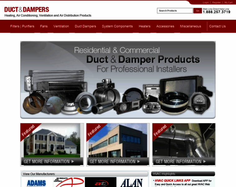 Ductanddampers.com thumbnail