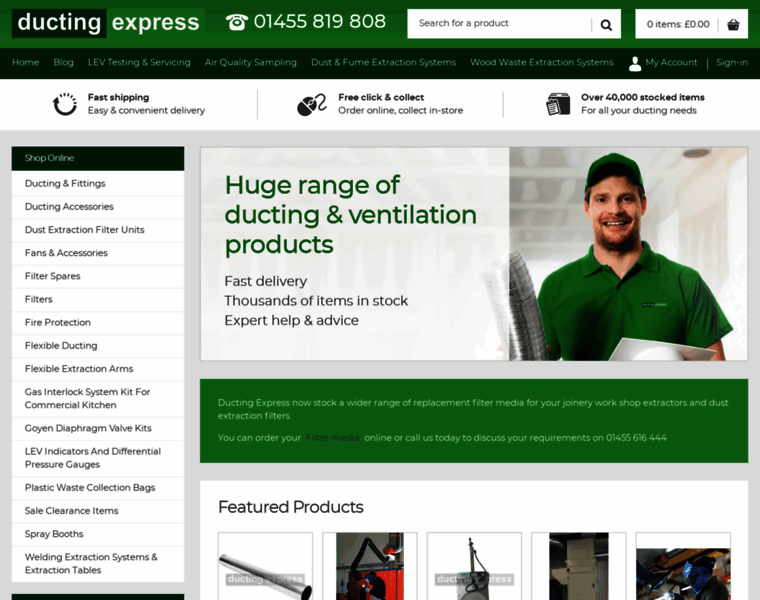 Ducting-express.co.uk thumbnail