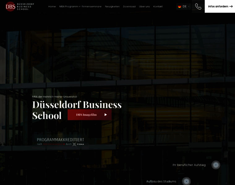 Duesseldorf-business-school.de thumbnail