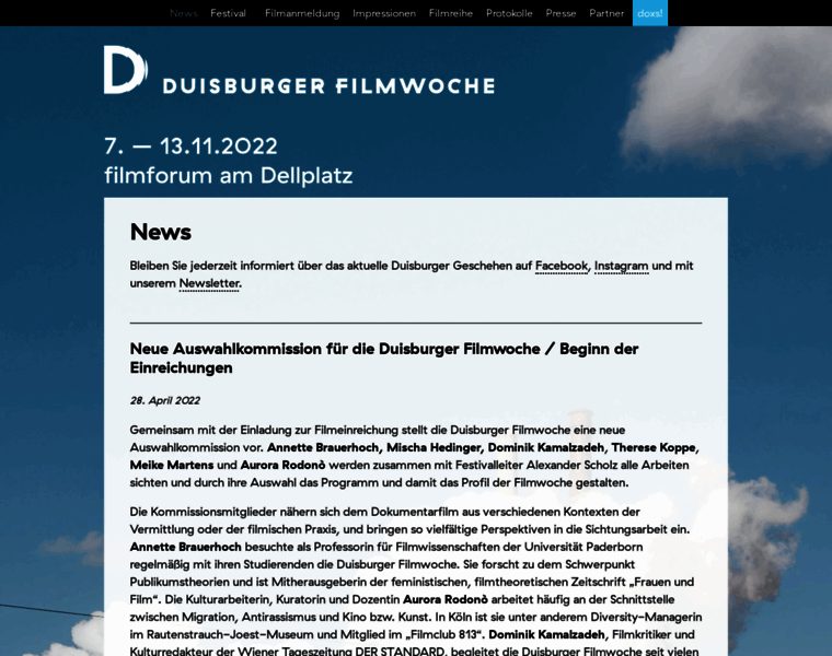 Duisburger-filmwoche.de thumbnail