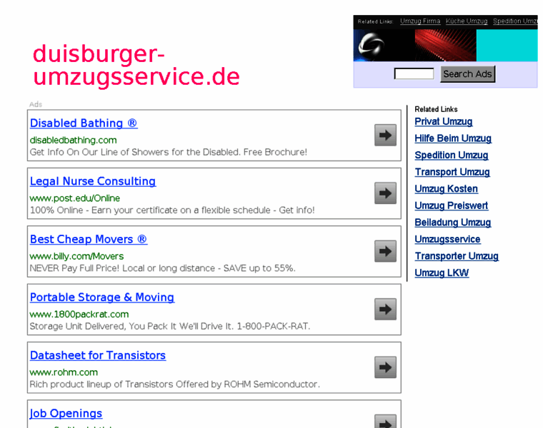 Duisburger-umzugsservice.de thumbnail