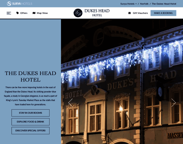 Dukesheadhotel.com thumbnail