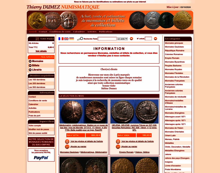 Dumez-numismatique.com thumbnail Dumez-numismatique.com thumbnail