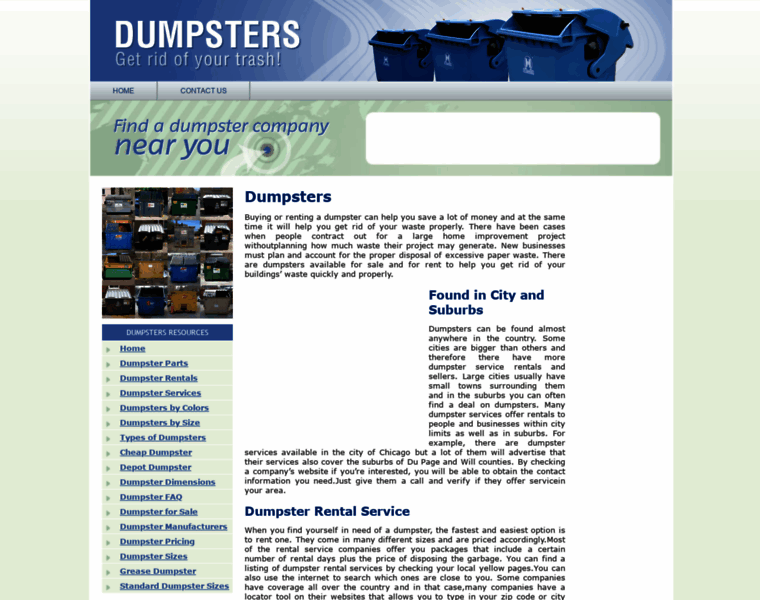 Dumpster123.com thumbnail