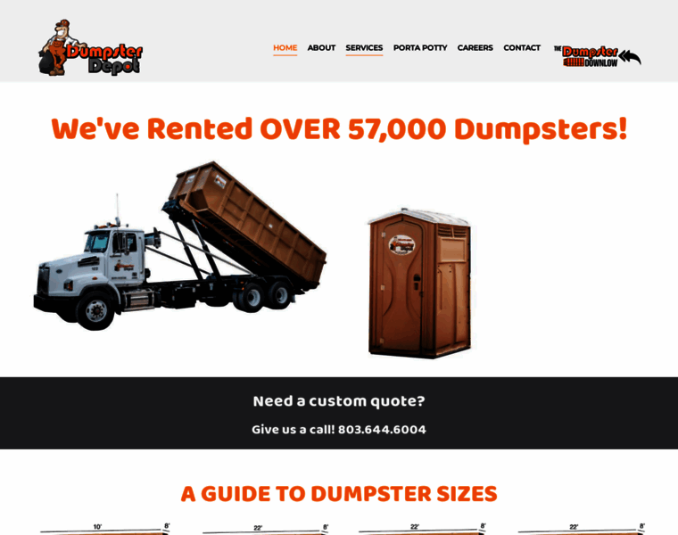 Dumpsterdepotllc.com thumbnail