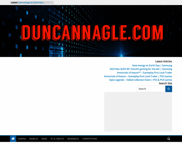 Duncannagle.com thumbnail
