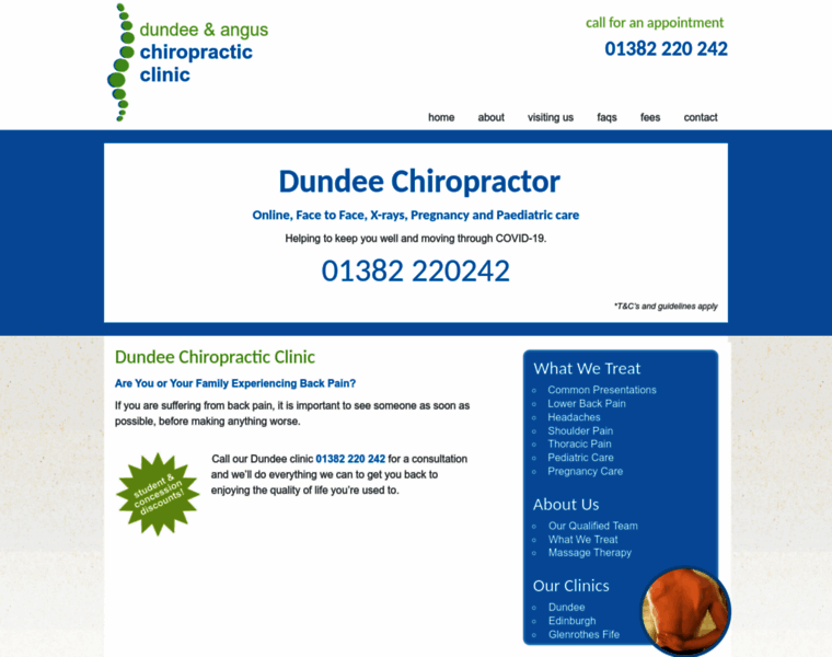 Dundeechiropractic.com thumbnail
