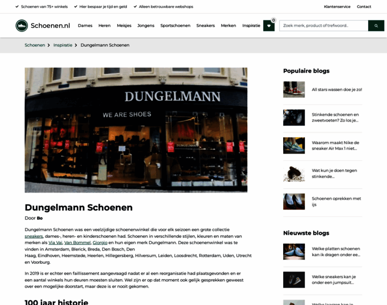 Dungelmann-schoenen.nl thumbnail