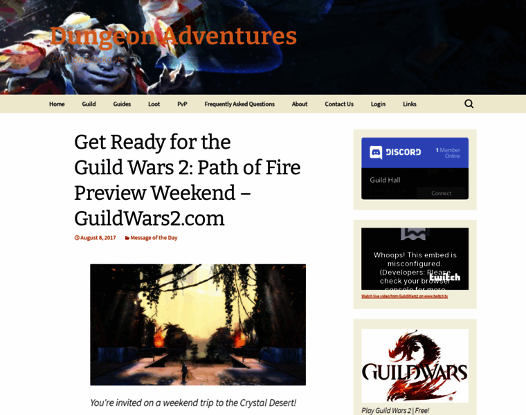 Dungeon-adventures.com thumbnail