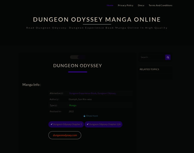 Dungeonodyssey.com thumbnail Dungeonodyssey.com thumbnail