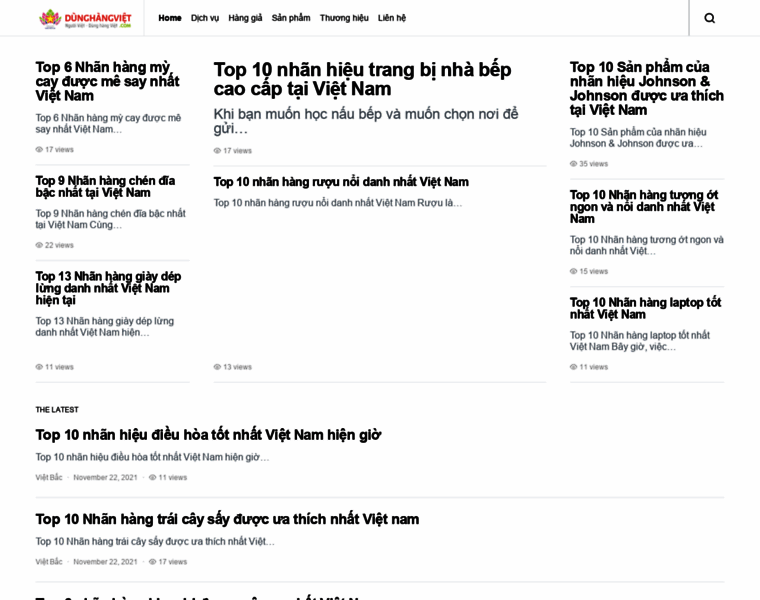 Dunghangviet.com thumbnail