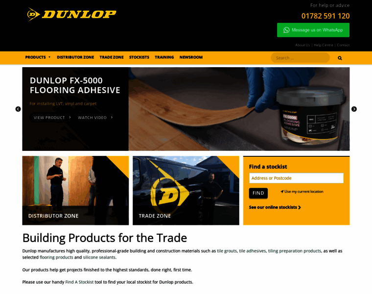 Dunlop-adhesives.co.uk thumbnail