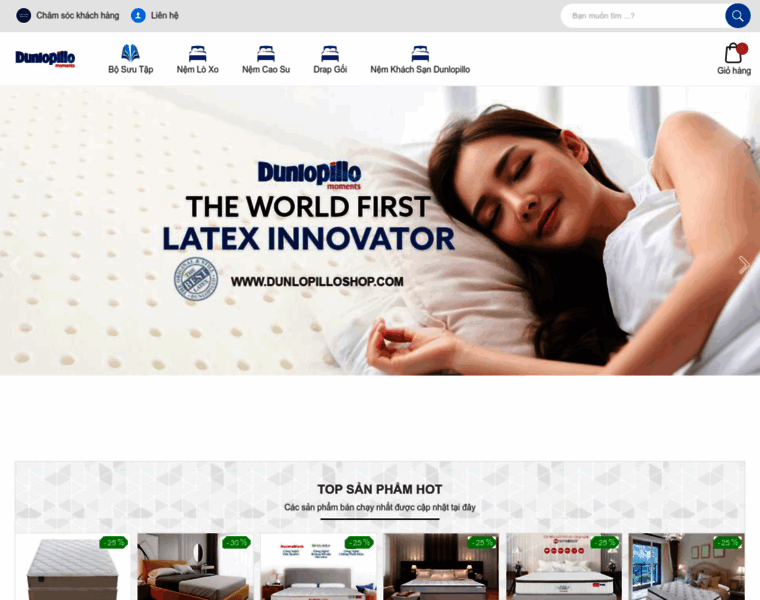 Dunlopilloshop.com thumbnail