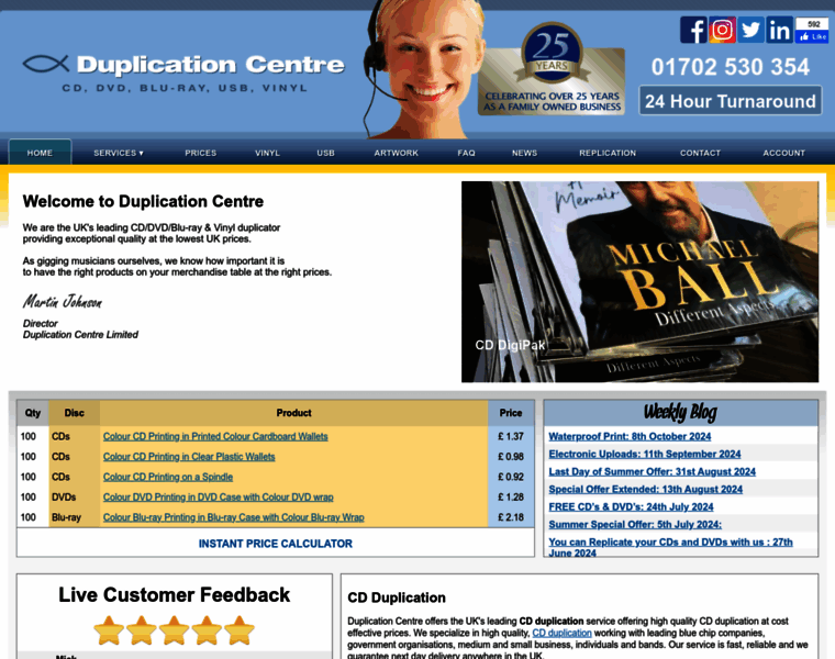 Duplicationcentre.co.uk thumbnail Duplicationcentre.co.uk thumbnail