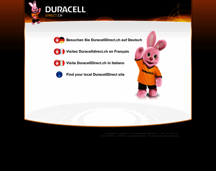 Duracelldirect.ch thumbnail