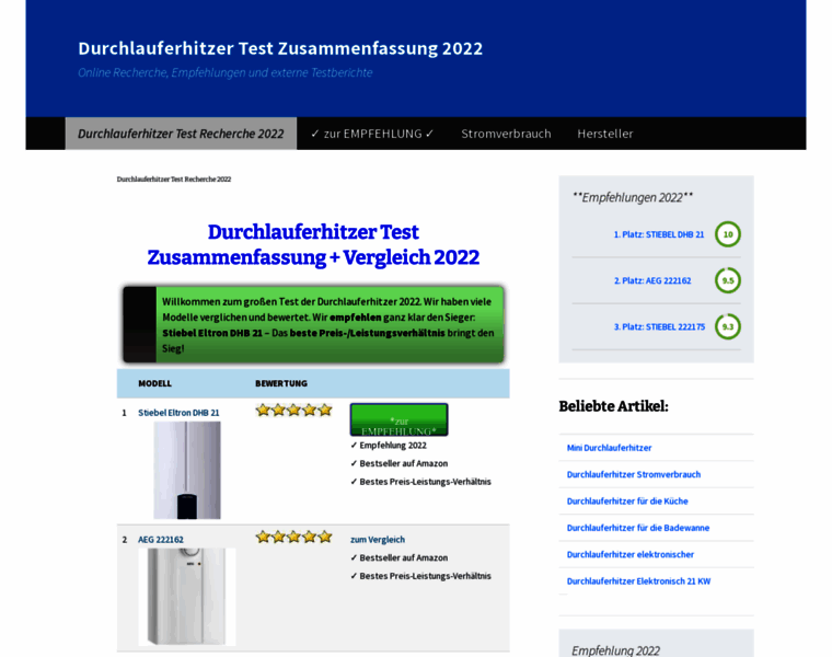 Durchlauferhitzer-test24.de thumbnail
