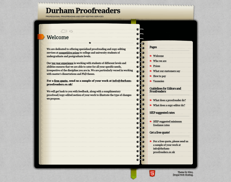 Durham-proofreaders.co.uk thumbnail