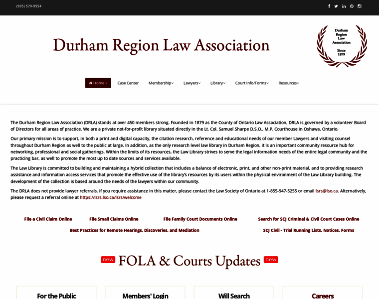 Durhamregionlawassociation.com thumbnail